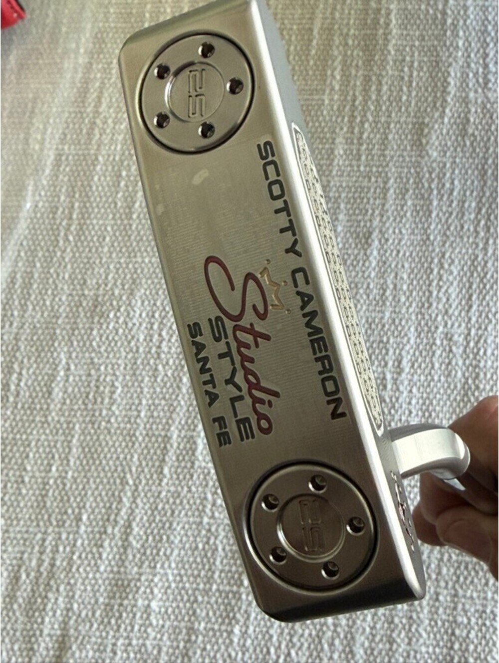 Scotty Cameron Studio Style Santa Fe RH 35” Putter – Fine Milled with Headcover